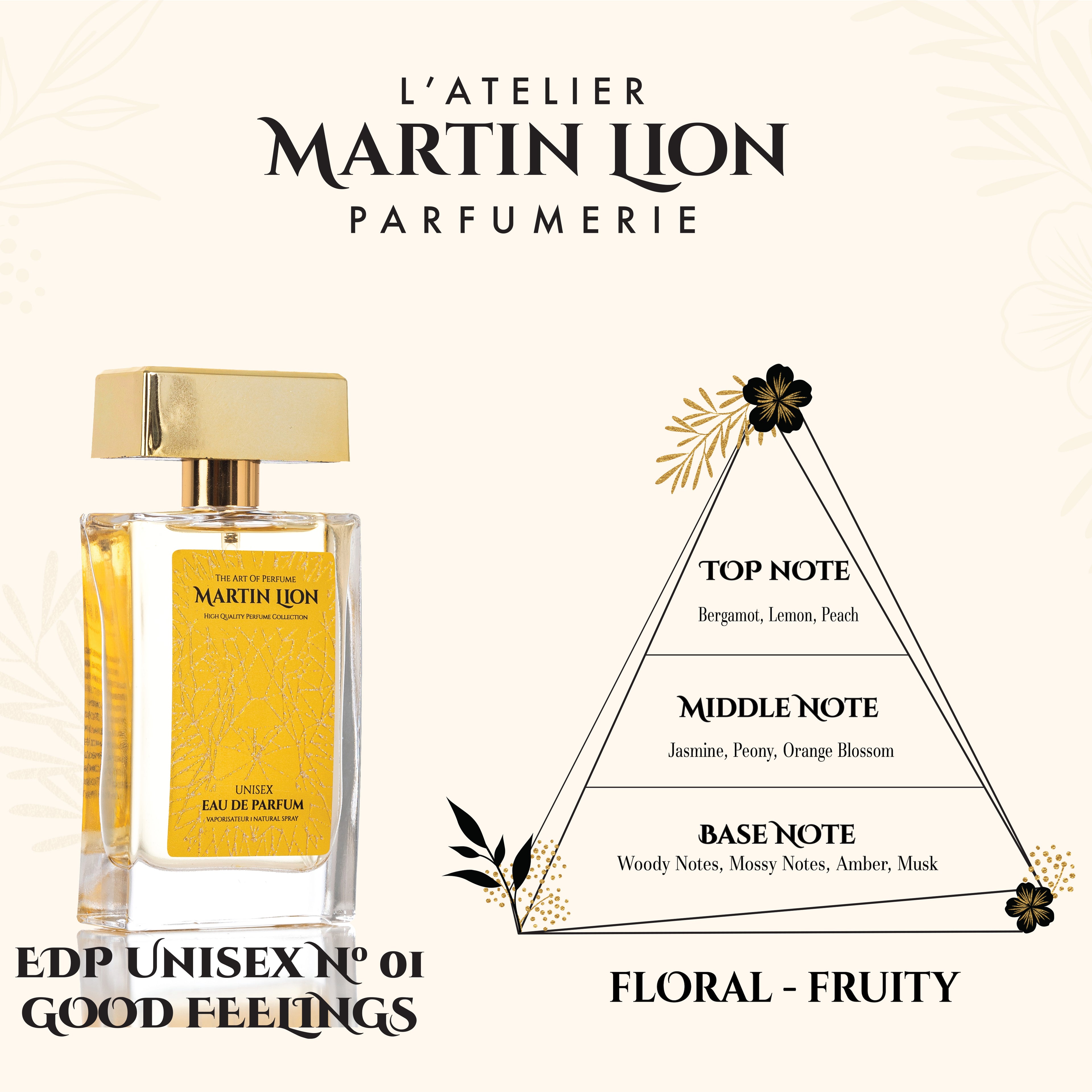 GOOD FEELINGS - Martin Lion EDP Unisex Nº 01 - 50 ml