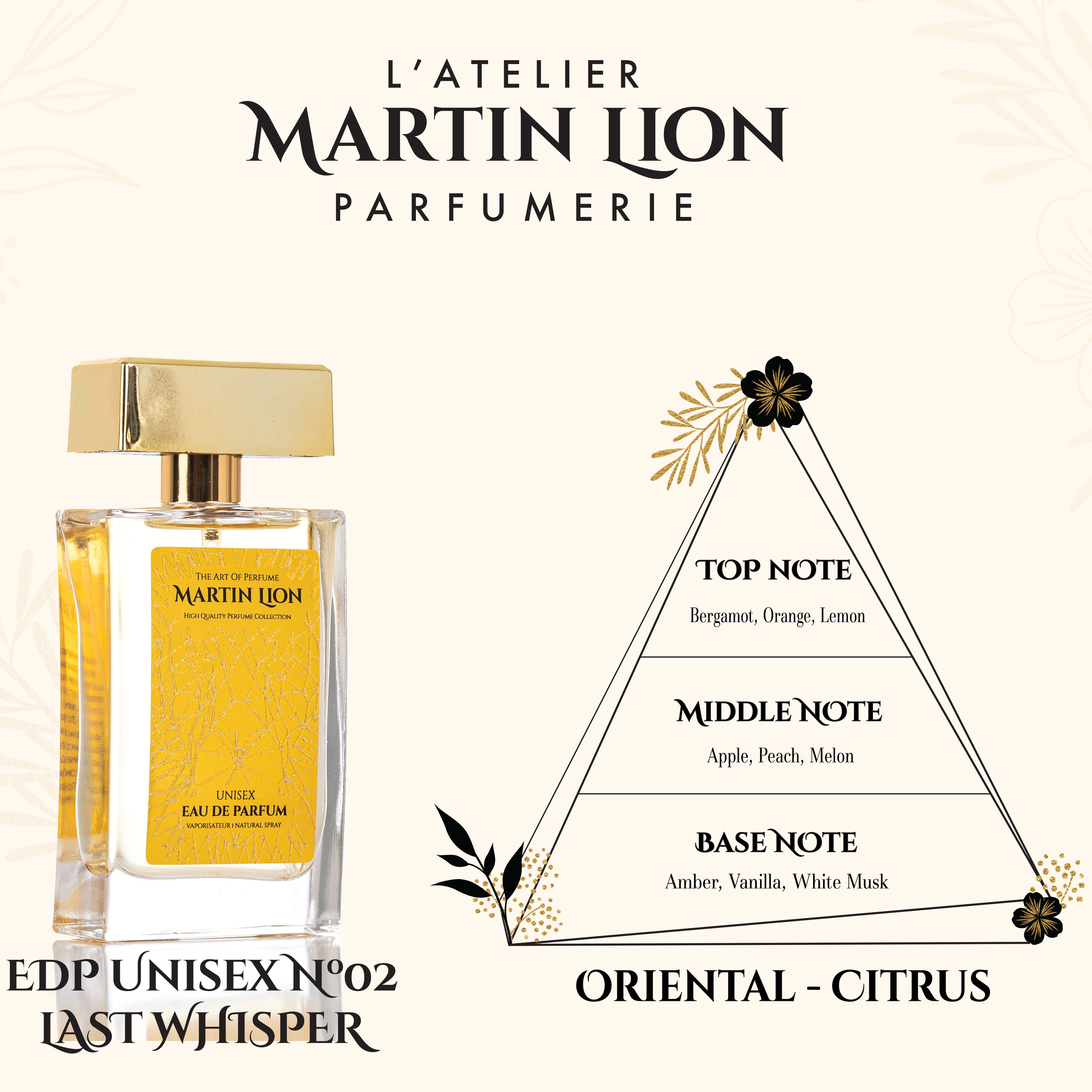 LAST WHISPER – Martin Lion EDP Unisex Nº 02 - 50 ml